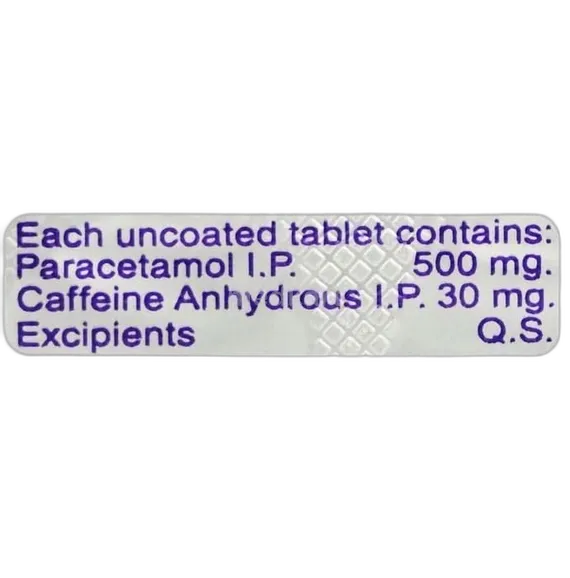 cafipar 30/500mg tablet 10's